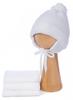 Baby Winter Hat + Scarf, Size: 3-6 Months