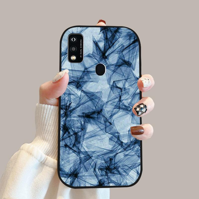 For ZTE Blade A51 Case A52 A53 Color Painted Soft Silicone Phone Cover Cases For ZTE Blade A31 Fashion Protective Fundas Coque