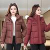Down Cotton-padded Clothes Women's Short Models New Bread Clothes Loose Hooded Cotton-padded Jackets