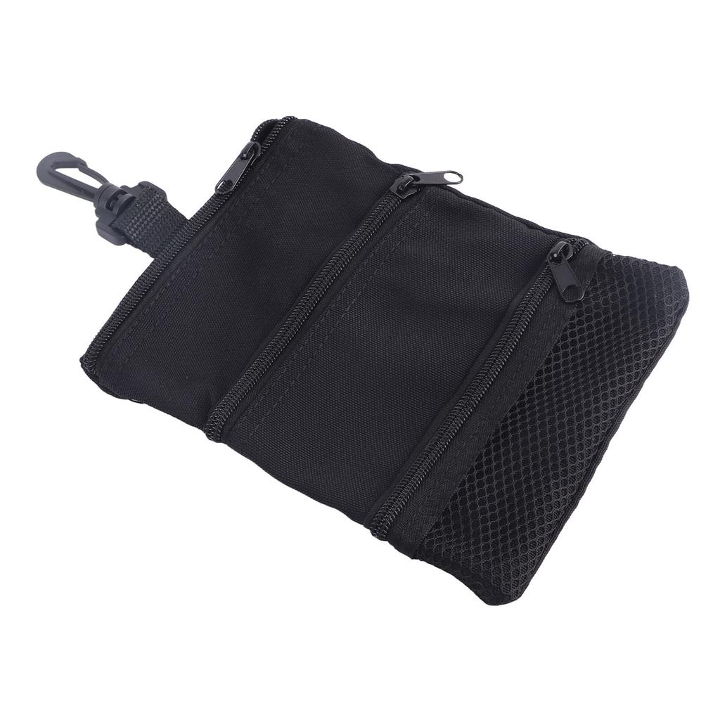 Etui na podkładki do golfa Przenośna torba na piłki do golfa Wykwintna torba ręczna na podkładki do golfa z klipsem dla mężczyzn i kobiet