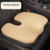 U-Shaped Memory Foam Seat Cushion for Office & Car - Breathable Comfort for Long Sitting