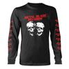 Metal Blade Records Unisex Adult Crushed Skulls Long-Sleeved T-Shirt