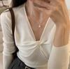 Women Light Luxury Niche Korean Style Shell Imitation Pearl Pendant Clavicle Necklace