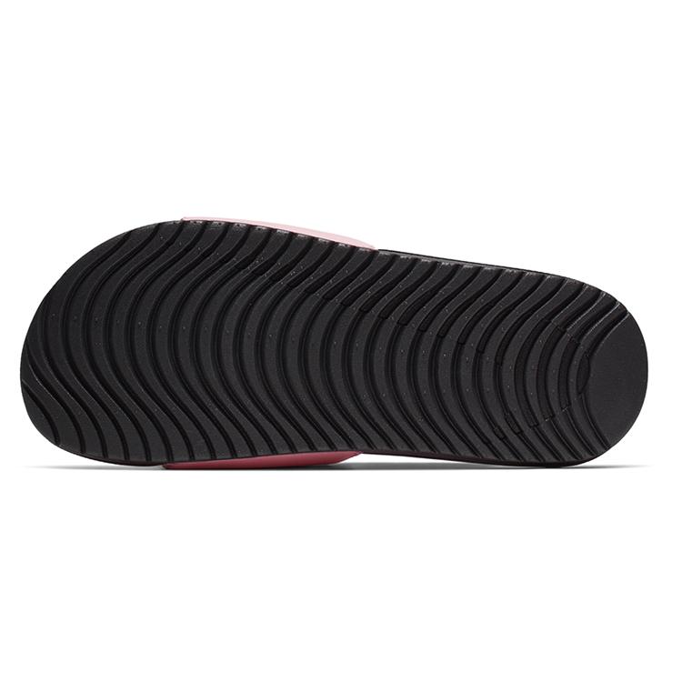 New Nike Kawa Slip Resistant Slippers Red Black Kids' BQ7427-600