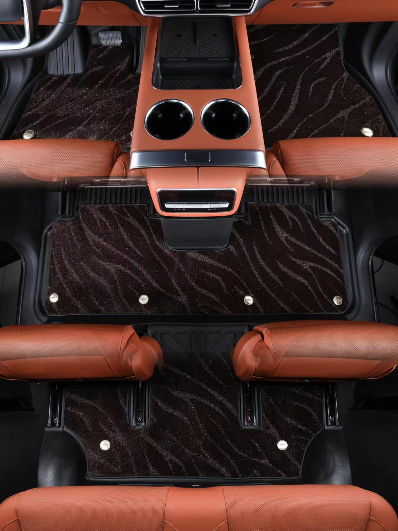 Экологичные 3D коврики в салон Volkswagen Tayron 21-24 с высоким бортом из TPE 21-24 Volkswagen Tayron TPE Mats