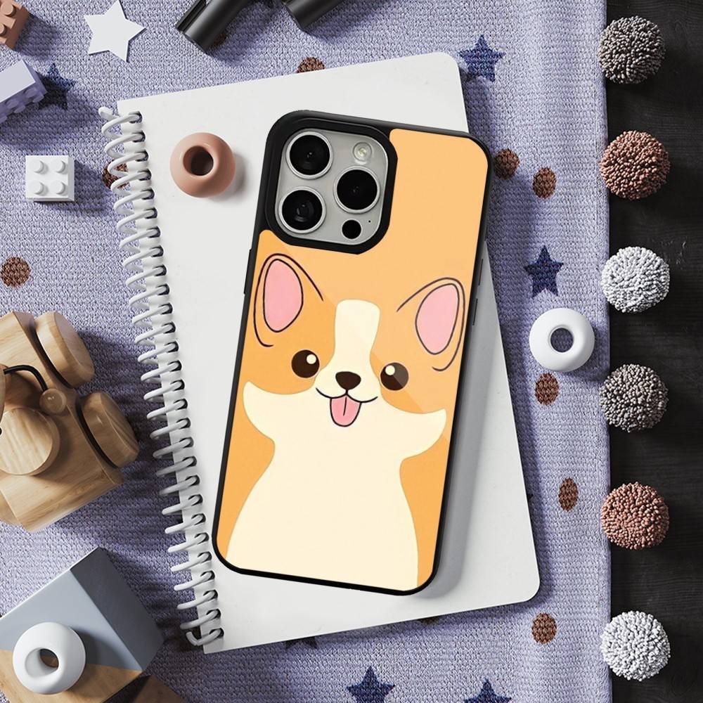 

Cartoon Corgi Dog Cute Case For iPhone 13,12,11,16,15,17,14,Pro,Max,Plus,Mini, For Magsafe,Magnetic Wireless Charging iPhone11PRO
