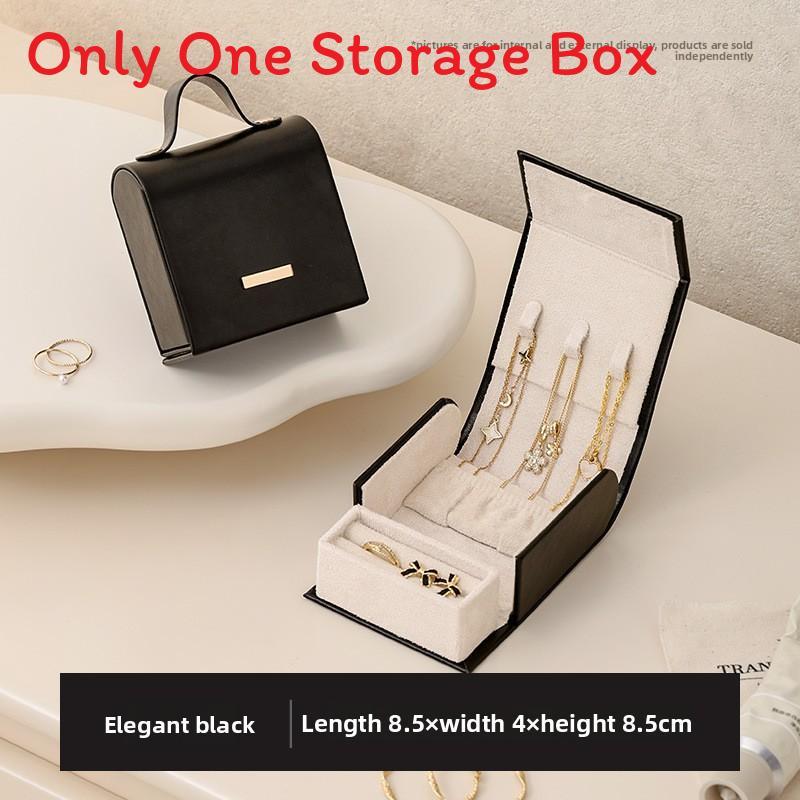 Jewelry Storage Box With Pu Material For Travel And Gift For Women