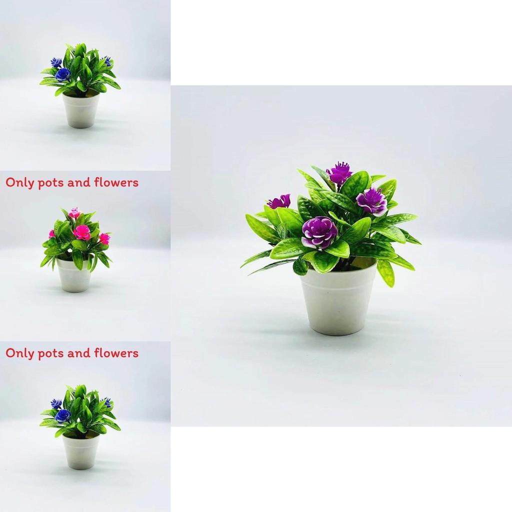 Plastic Flower Artificial Plants With Rose And Camellia For Indoor Decoration And Gift Ideas