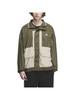 Adidas IJM07 Oversized Fit Woven Jersey Olive Beige Size Men's Full-Zip Top, Strata/Wonder (IK7353), J/L