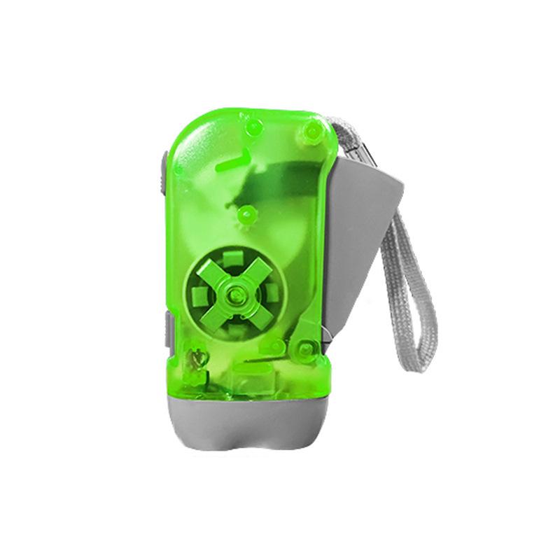 Hand-cranked Solar Power Flashlight: Portable Emergency Light