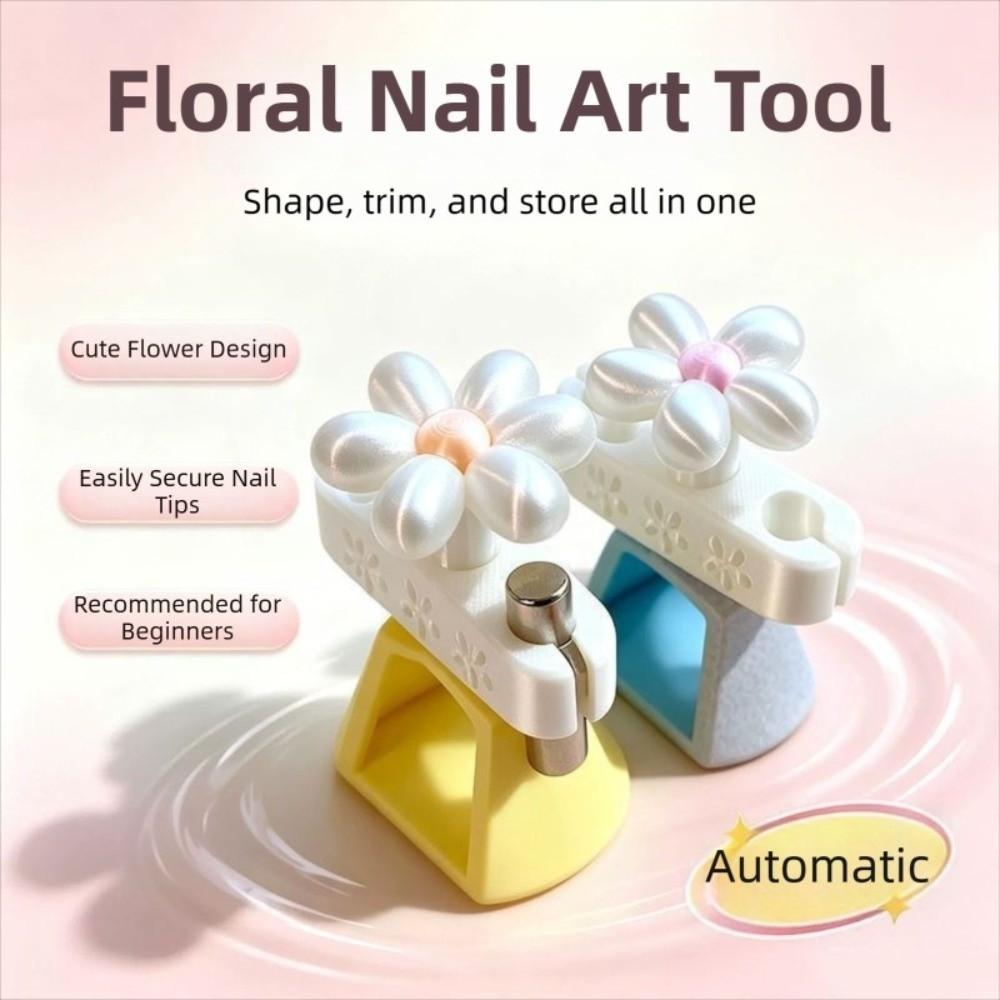 Automatic Cat Eye Nail Magnet Flower Magnetic Nail Art Tool Manicure Applicator Home Use