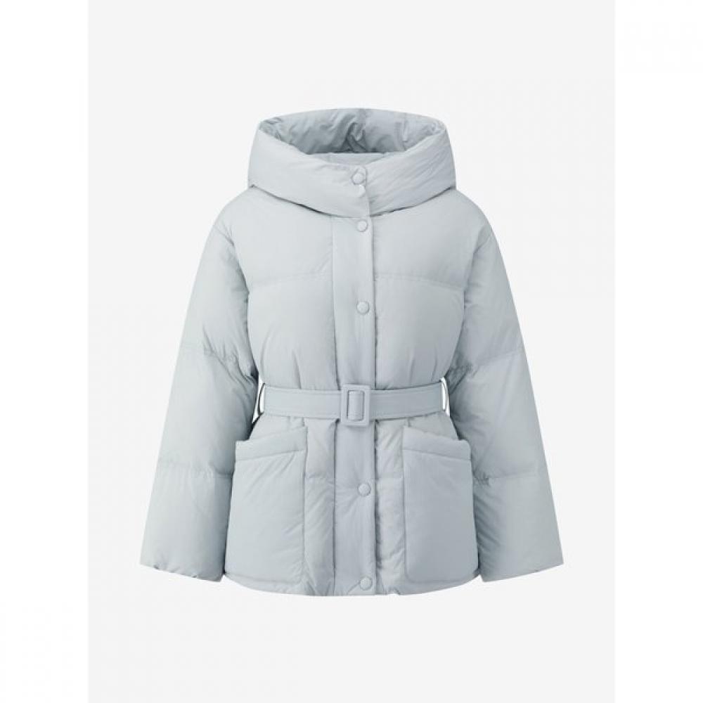 Cc Collect Hooded Belted Half Down C254psg805