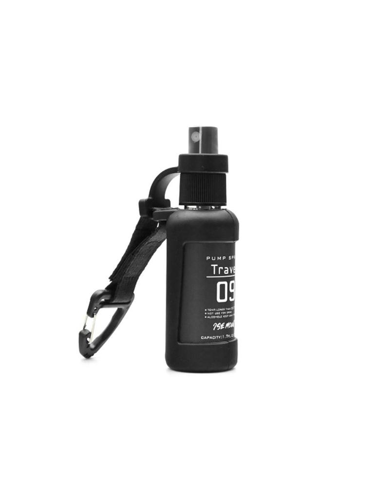 50ml Tactical Hanging Leak-Proof Travel Spray Bottle for Camping Alcohol