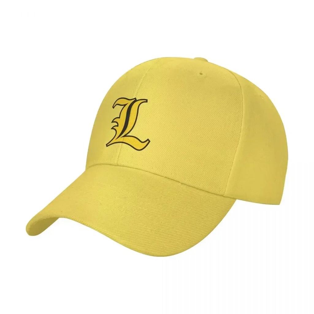 Lucifer L Logo Gold Baseball Cap Foam Party Hat Luxury Man Hat Black For Women Mens