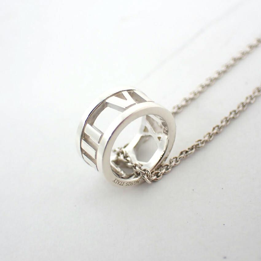 [Pre-owned] TIFFANY/Tiffany 925 Open Atlas Pendant/Necklace/j64-10