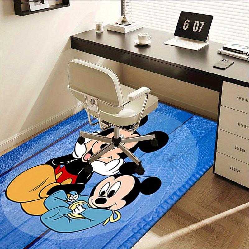 Office Rug Mickey Mouse, Cartoon Characters theme 3D Printed Anti-Slip Rug-Machine Washable for Living Room