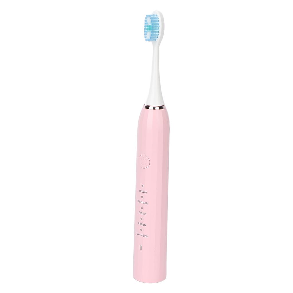 Electric Tooth Brush Waterproof USB Charging 5 Modes Safe Reliable ABS Noiseless Sonic Toothbrush for Home Travel