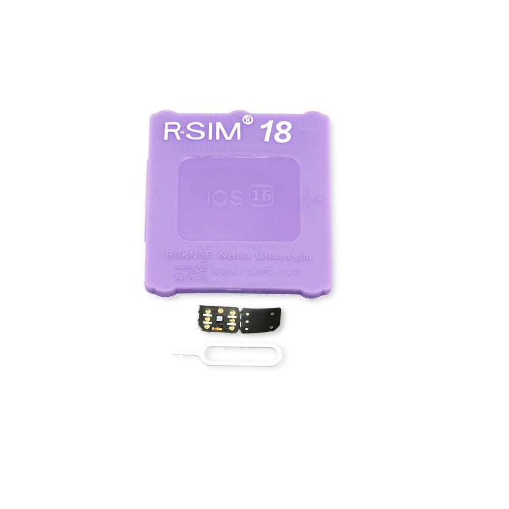 For iPhone 14 Plus 13 12 11 Pro Max X XR IOS 16 R-SIM18 RSIM 18 Nano Unlock Card
