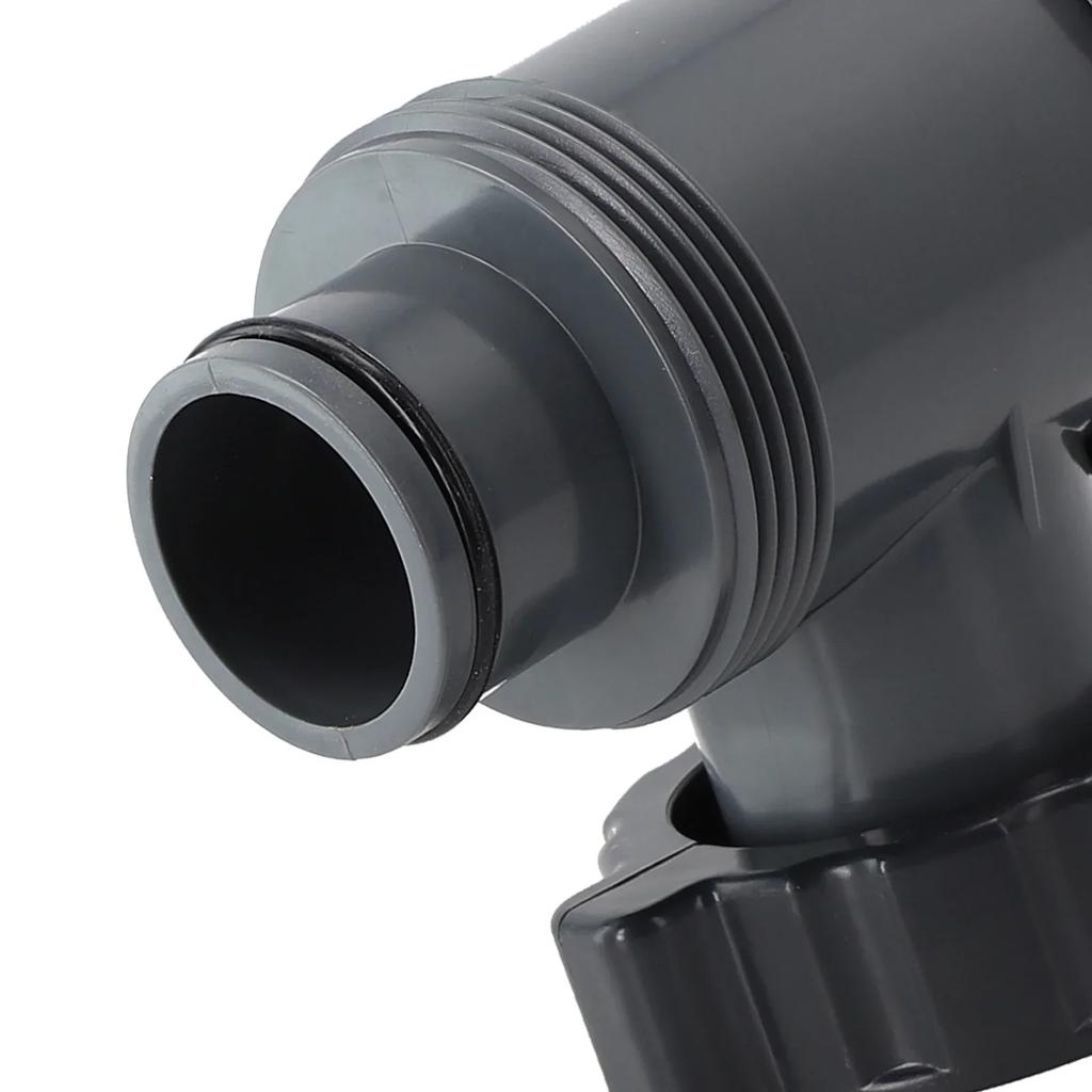 Brand New Hassle-Free Replacement Plunger Valve Valve 2-1/2" Threaded Connector Filter Pump For 1-1/2" Diameter Hoses