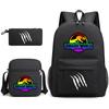 ONE PIECE heat transfer schoolbag primary school student printed backpack large capacity backpack backpack pencil case