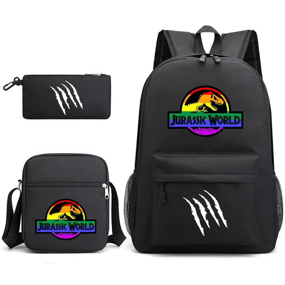 ONE PIECE heat transfer schoolbag primary school student printed backpack large capacity backpack backpack pencil case