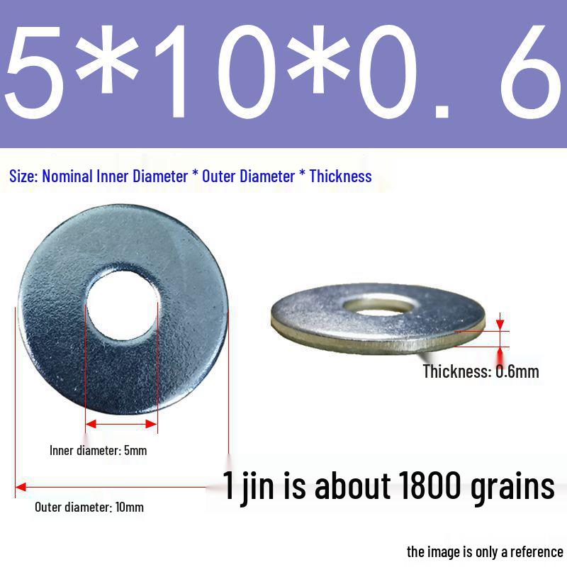 Galvanized Oversized Metal Washers M3-M60