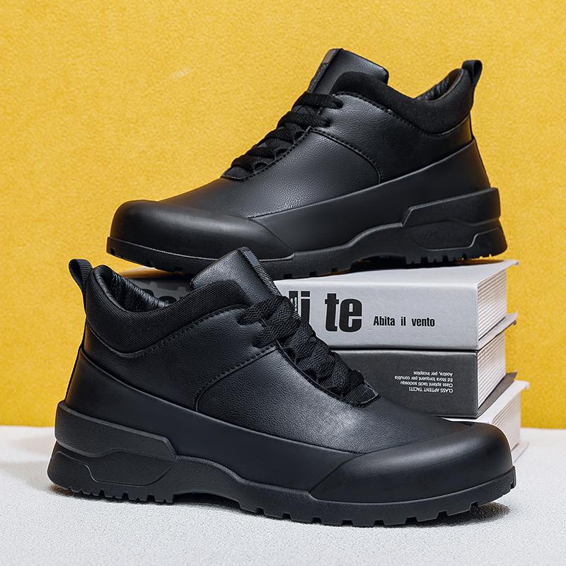 Winter Men Boots Outdoor Leather Ankle Boots Designer Women Work Boots Lightweight Couple Casual Boots Classic Handmade Boots