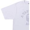 A BATHING APE x JJJJOUND Ape Head T Shirt Men's White 1H73-110-926