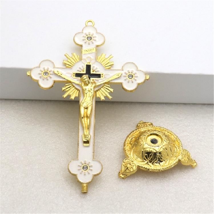 Christian Catholic Cross Ornament Pendant Home Church Pray Ornaments Souvenir