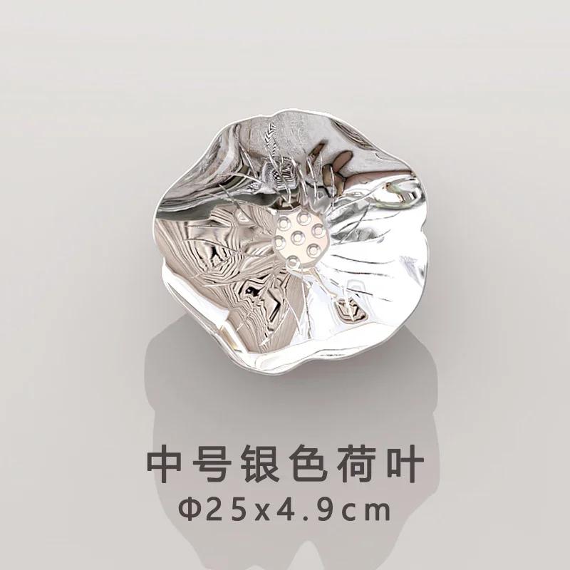 Imitacja metalu plastikowy liść lotosu karp salon sofa tło wisiorek dekoracja ścienna dekoracja ścienna sypialni naklejka ścienna