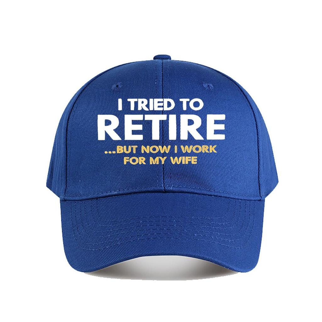 Funny RetireUnisext For Husband Baseball Cap Fashion Unisex Sunhat Womens Outdoor Sports Snapback Cap