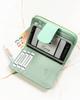 Women's Leather Wallet In Vertical Orientation with Snap Closure - Lorenti