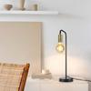 Table Lamp - NETTLIFE - E27 - Black - Metal - Modern 45 Cm