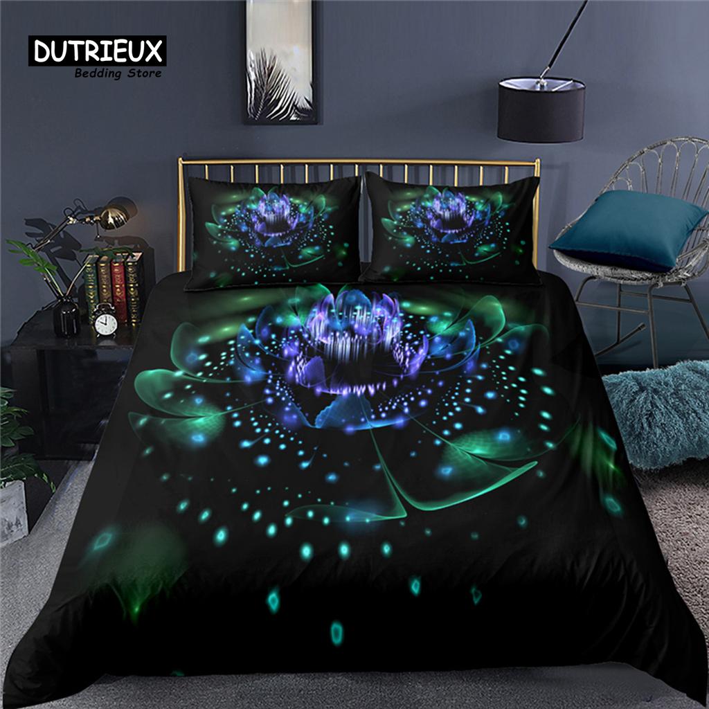 Luxury 3D Mandala Print Home Living Comfortable Duvet Cover Pillowcase Kid Bedding Set Queen and King EU/US/AU/UK Size