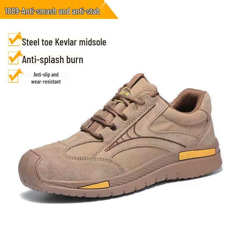 Bozong Lightweight Anti-Smash Safety Work Shoes 36