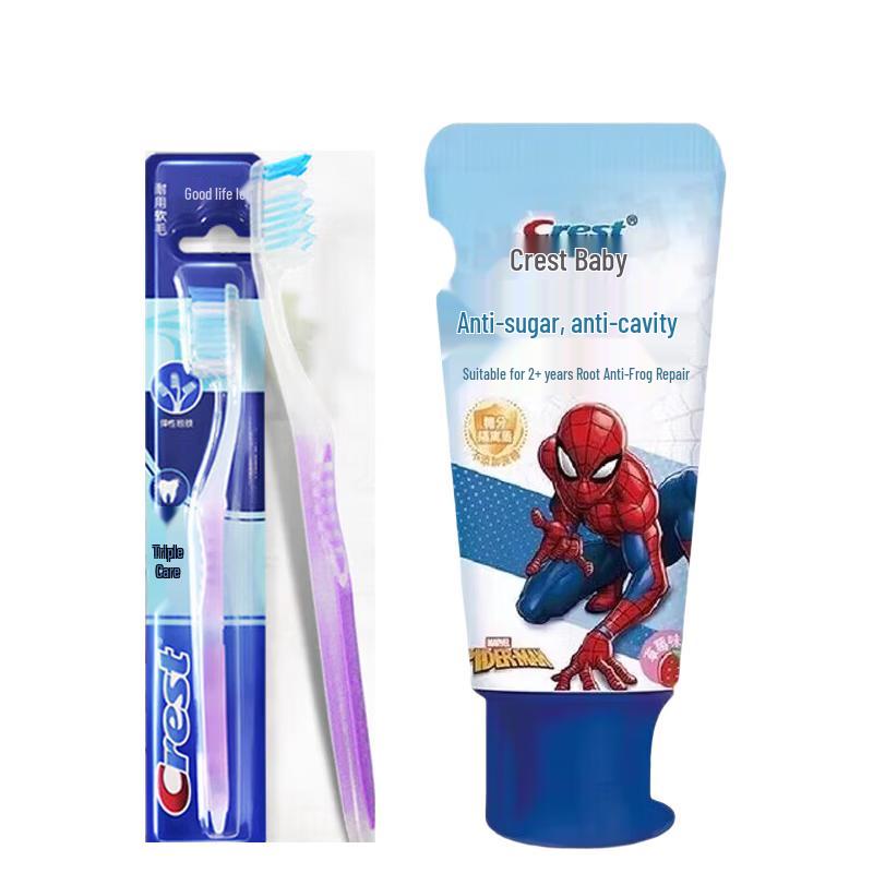 Crest Kids Spider-Man Toothbrush & Anti-Cavity Toothpaste Combo