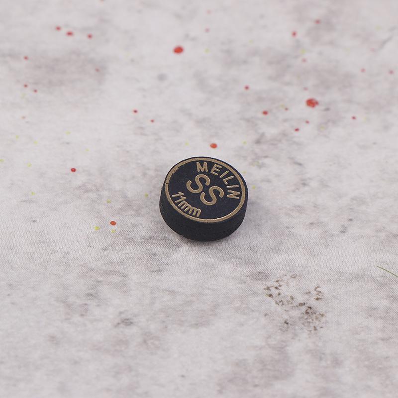 1Pc 11/12Mm Multi-Ply Heads Black Gold Professional Fancy Nine-Ball Cue Head Snooker Billiard Heads Hard Soft Heads