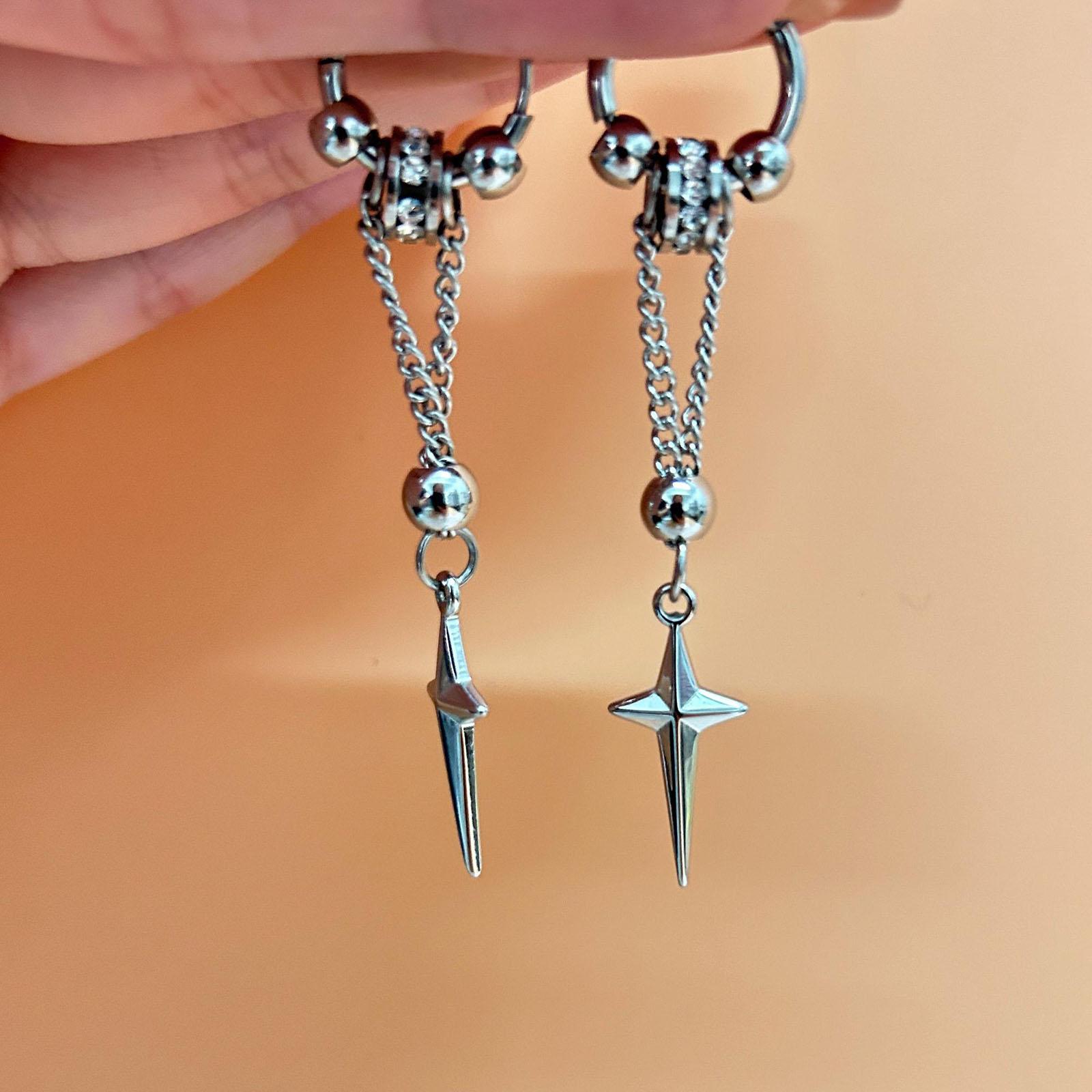 

Jewelry Chain Earrings Hoop Earrings One Size