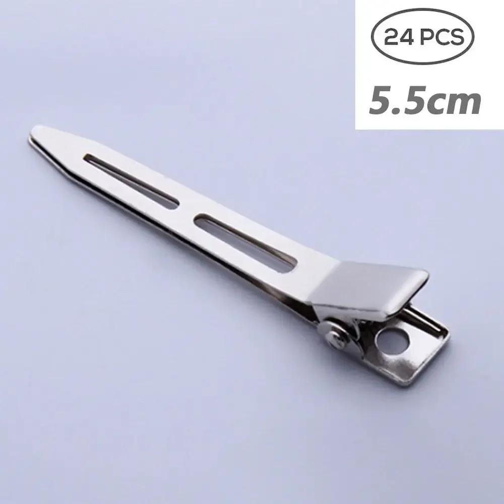 24Pcs Professional Makeup Clip Salon Hairdressing Tools Ladies No Bend Hair Clips Curl Hairclip No Crease Hair Pin Styling Tool