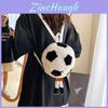 Plush Soccer Toy Backpack For Kids With Breathable Lightweight Design For School And Play