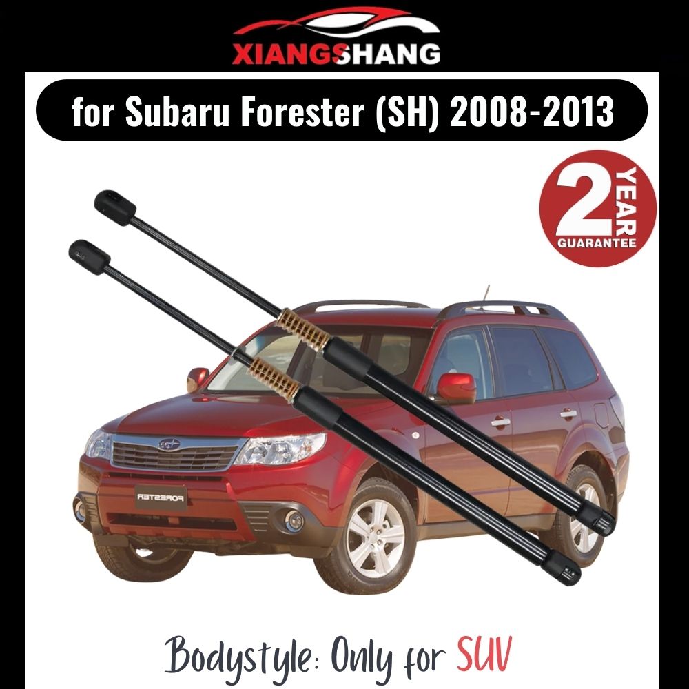 2pcs Rear Auto Open With Spring Damper for Subaru Forester (SH) 2008-2013 SUV Auto Open With Spring Boot Gas Charged Gas Struts