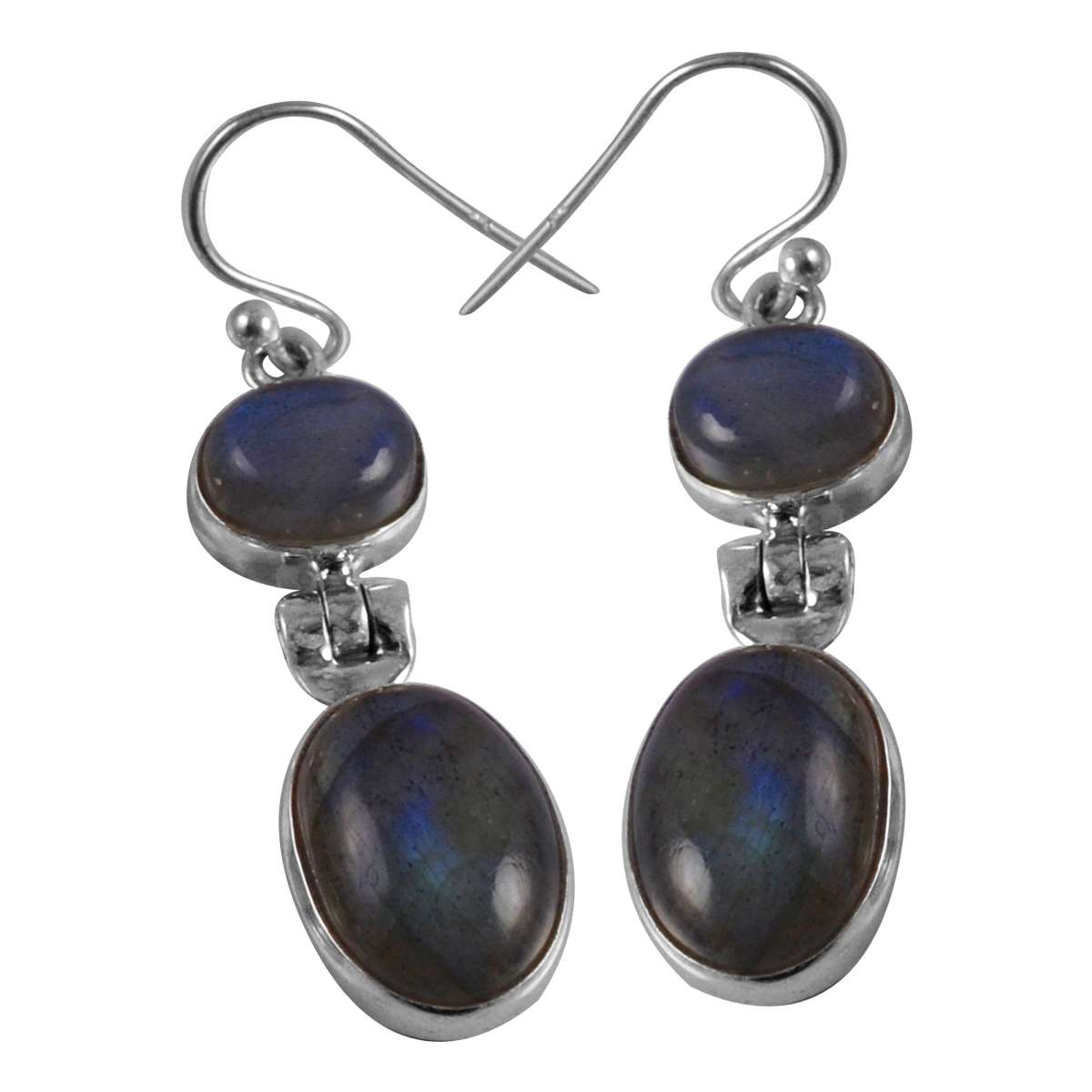 

Labradorite Gemstone Earrings Solid 925 Sterling Silver Handmade Earrings Jewelry Gift For Women And Girls E-1976