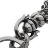 Artemis Classic Hook Carabiner Key Silver and Brand Silver Key Key Key Stainless Steel Keychain, Ring, ACK0054, Accessory, Men's Women's, Jewelry,