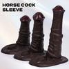 Simulated Animal Horse Penis Set Silicone Soft Skin Cover Men's Wearing Extended Time Sexual Products Adult Sex Toys