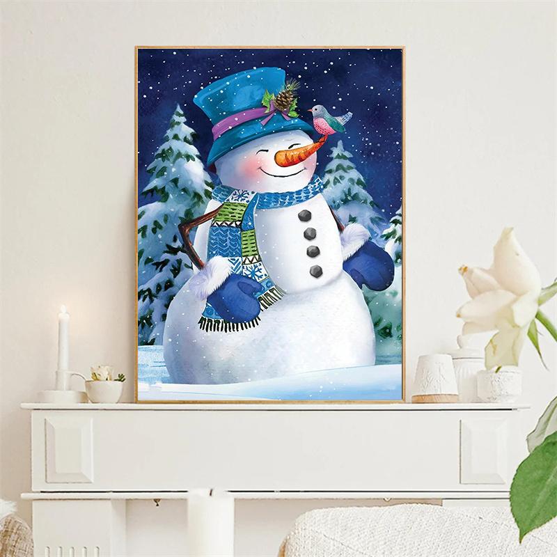 Diamond Painting Merry Diy Christmas Cross Stitch Kit Mosaic Art Diamond Painting Full Circle Diamond Home Decoration