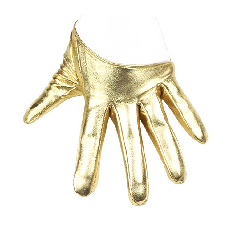 Half Hand Gloves Backless Detailing Lightweight Faux Leather Enhances Outfits For Photography Or Commuting