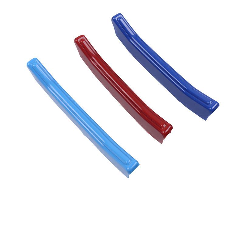 Car Accessories for Volvo S90 -  2024 2025 Front Center Grille Trim Strip Three-color Strip Center Grille Decoration