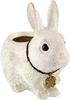 This Realistic Rabbit Planter Ornament Measures X 19 X 16cm The Delicately Crafted Animal and Flowers Add a Touch of Fun and Elegance To Your Entryway