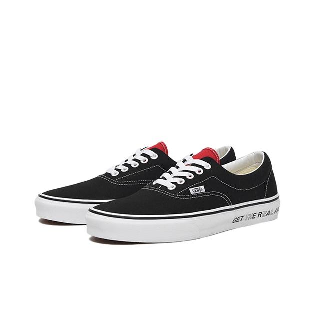 Vans Era Get The Real Low Top Skate Shoes Unisex Sneakers Black Red VN0A38FRTO2