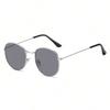 New Classic Polygon Retro Sunglasses Personalized Metal Frame Sunglasses Ladies Glasses Men's Glasses
